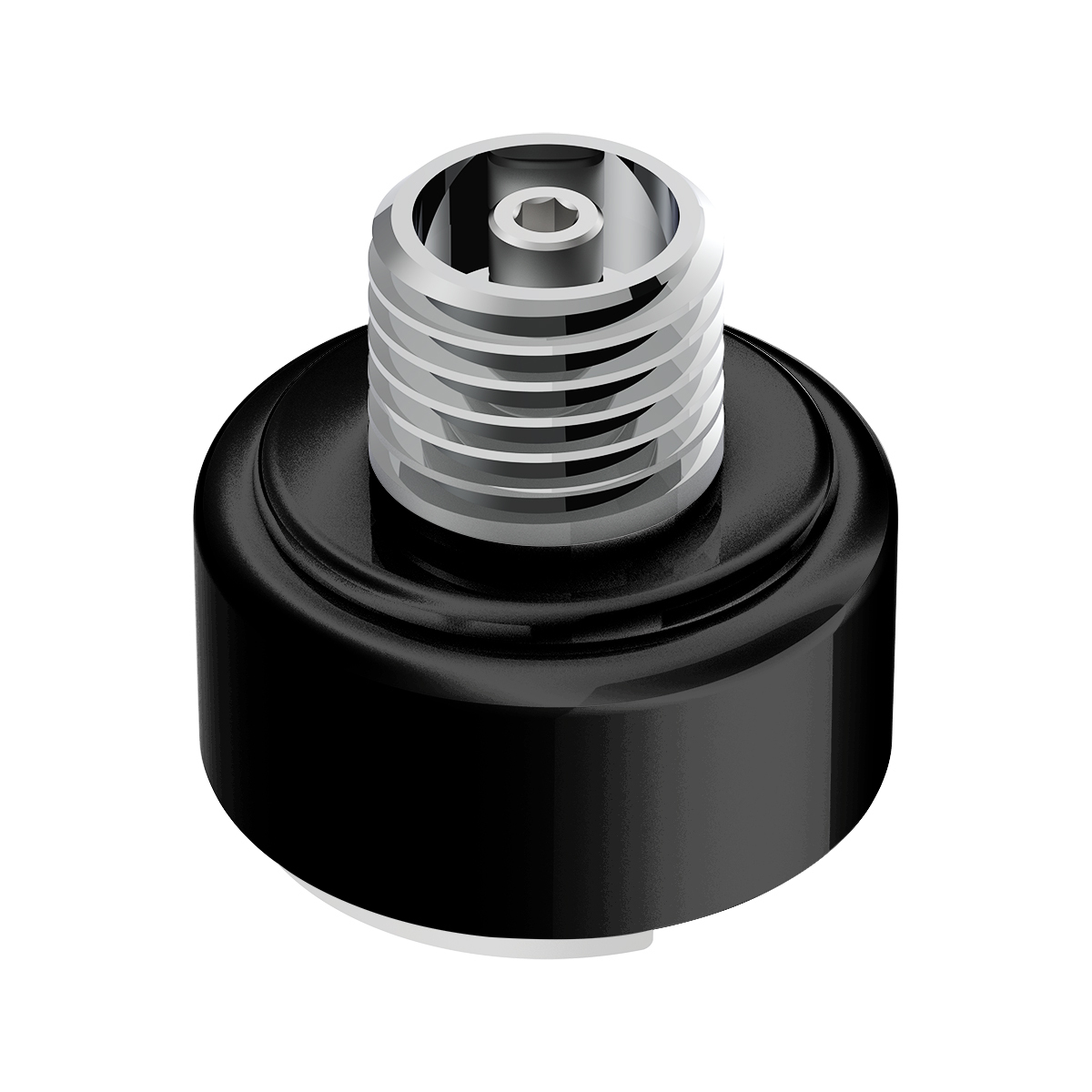 M30X3.5 Thread-On Shift Knob Mounting Adapter For Eaton Fuller Style 9/10 Shifter- Candy Black - Thumbnail 7