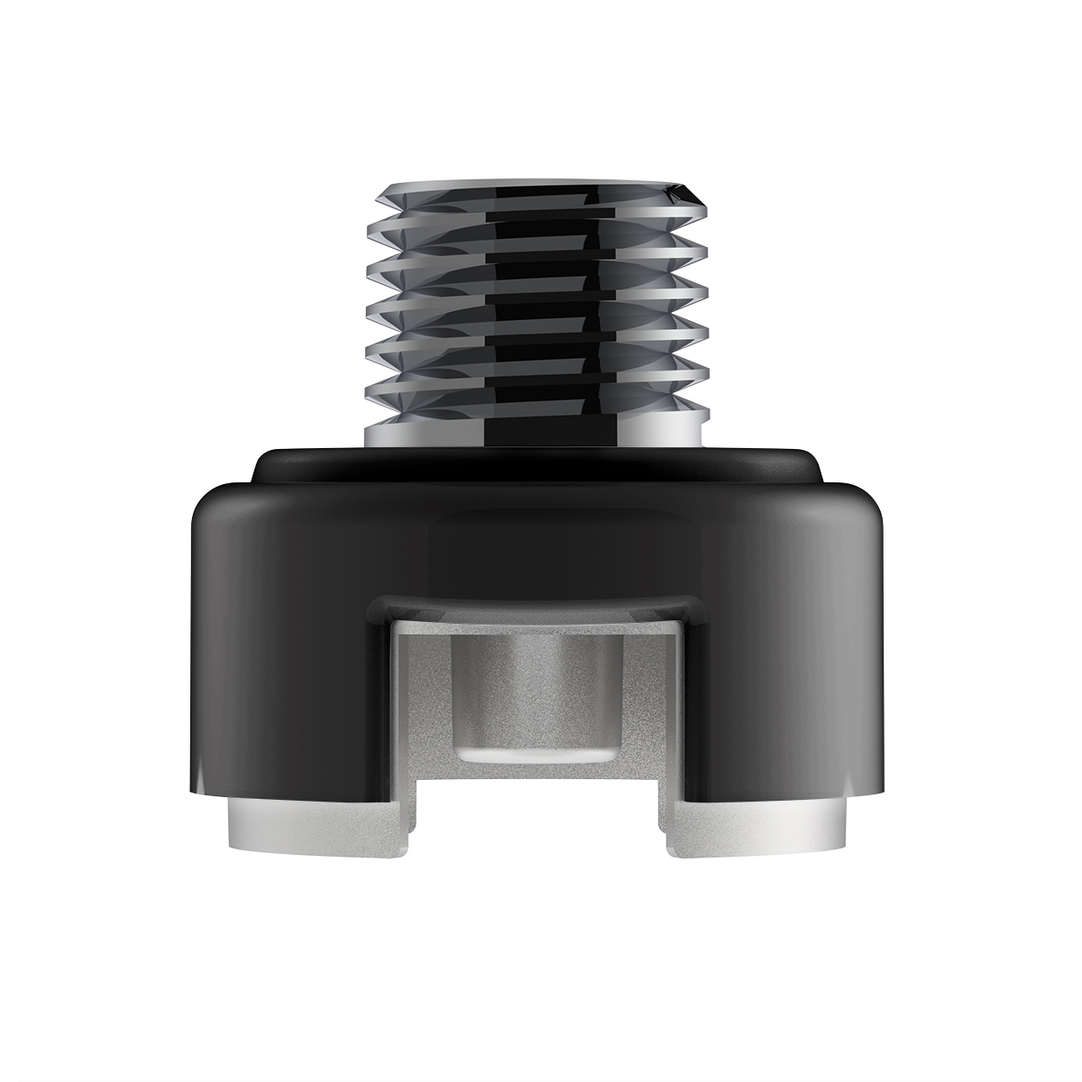 M30X3.5 Thread-On Shift Knob Mounting Adapter For Eaton Fuller Style 13/15/18 Shifter - Matte Black - Thumbnail 2