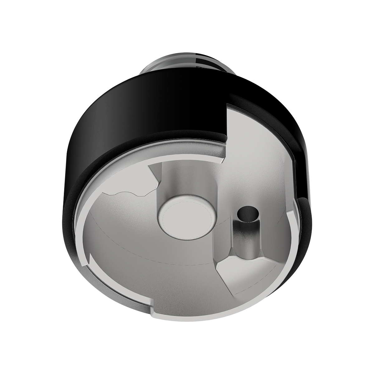 M30X3.5 Thread-On Shift Knob Mounting Adapter For Eaton Fuller Style 13/15/18 Shifter - Matte Black - Thumbnail 3