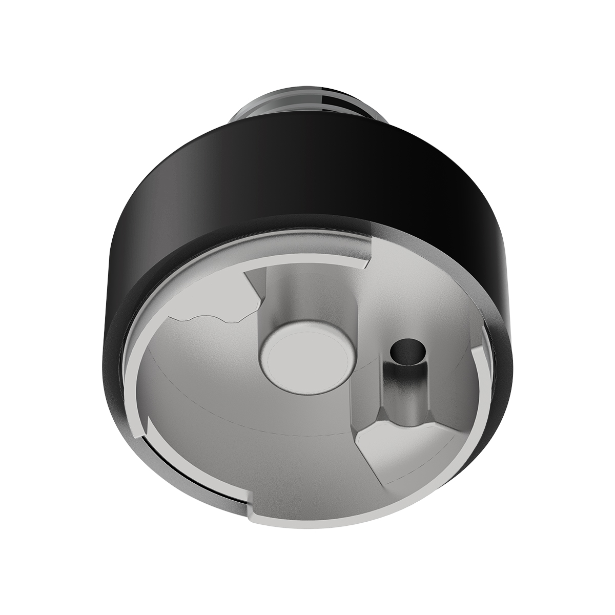 M30X3.5 Thread-On Shift Knob Mounting Adapter For Eaton Fuller Style 9/10 Shifter - Matte Black - Thumbnail 3