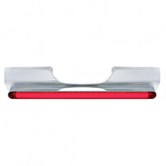 Motorcycle Rear Signal Light Bar With 24 LED 12" GloLight Bar - Red LED/Red Lens - Thumbnail 3