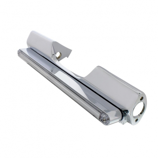 Motorcycle Rear Signal Light Bar With 24 LED 12" GloLight Bar - Red LED/Clear Lens - Thumbnail 6