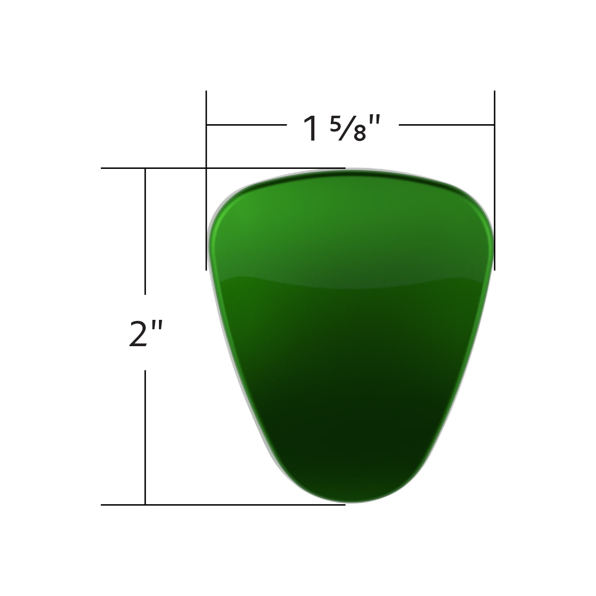 Plastic Cover For 9/10/13/15/18 Speed Gearshift Knob - Emerald Green - Thumbnail 7