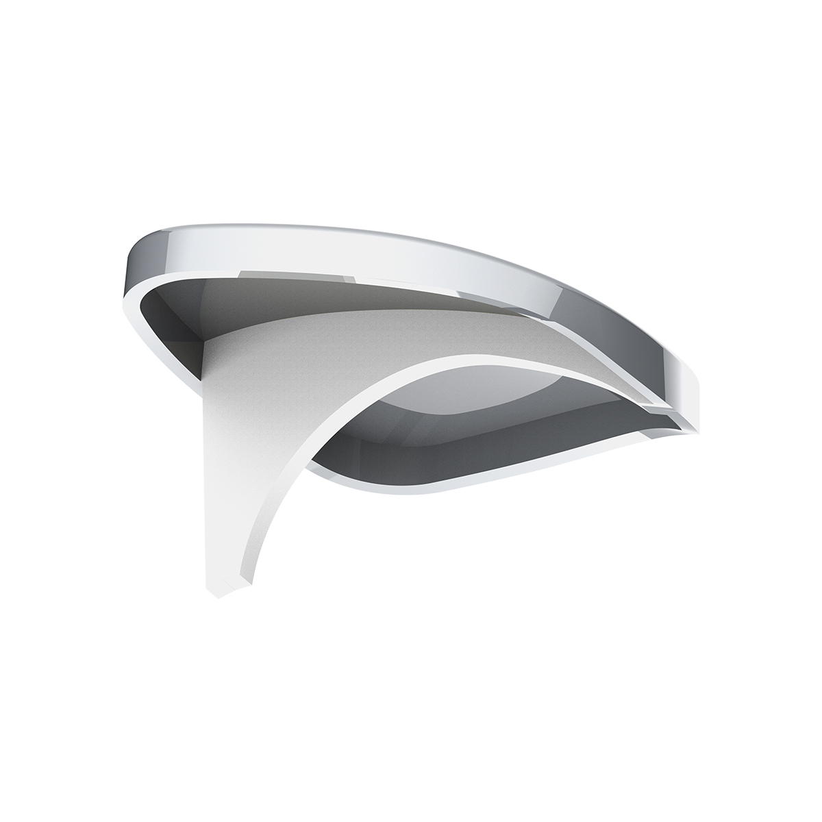 Plastic Cover For 9/10/13/15/18 Speed Gearshift Knob - Liquid Silver - Thumbnail 5