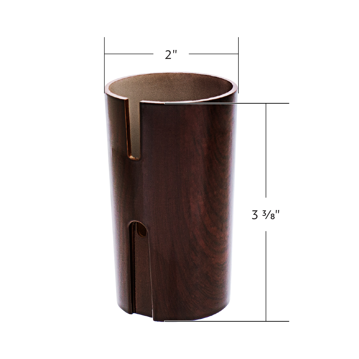 Plastic Lower Gearshift Knob Cover - Wooden Pattern - Thumbnail 4