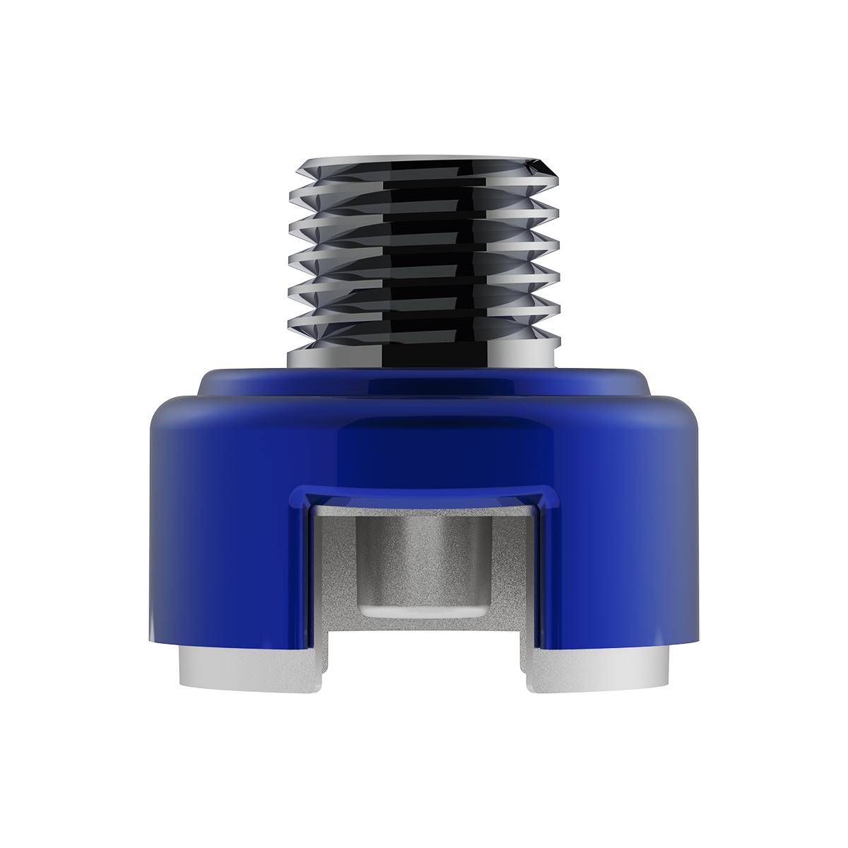 M30X3.5 Thread-On Shift Knob Mounting Adapter For Eaton Fuller Style 13/15/18 Shifter - Indigo Blue - Thumbnail 2