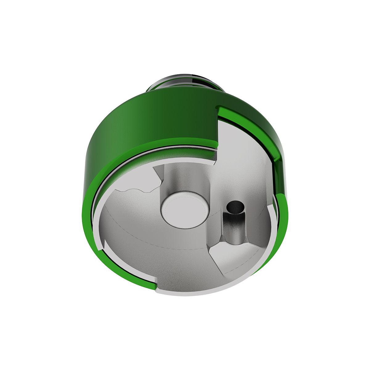 M30X3.5 Thread-On Shift Knob Mounting Adapter For Eaton Fuller Style 13/15/18 Shifter - Emerald Green - Thumbnail 3