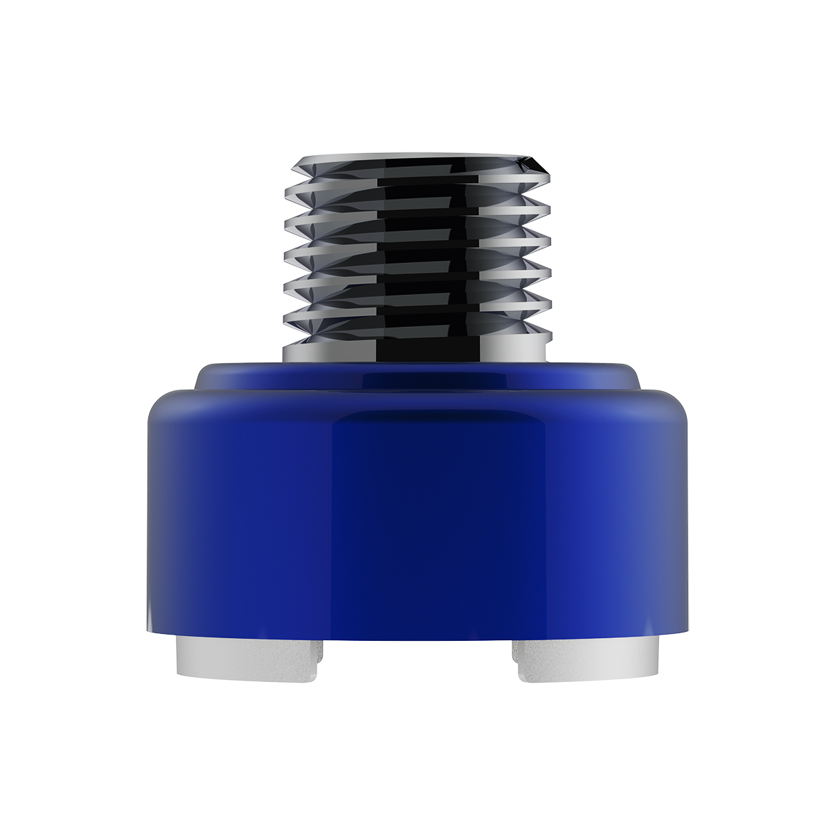 M30X3.5 Thread-On Shift Knob Mounting Adapter For Eaton Fuller Style 9/10 Shifter - Indigo Blue - Thumbnail 2