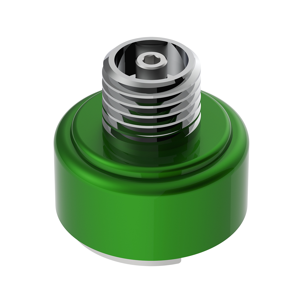 M30X3.5 Thread-On Shift Knob Mounting Adapter For Eaton Fuller Style 9/10 Shifter - Emerald Green - Thumbnail 6