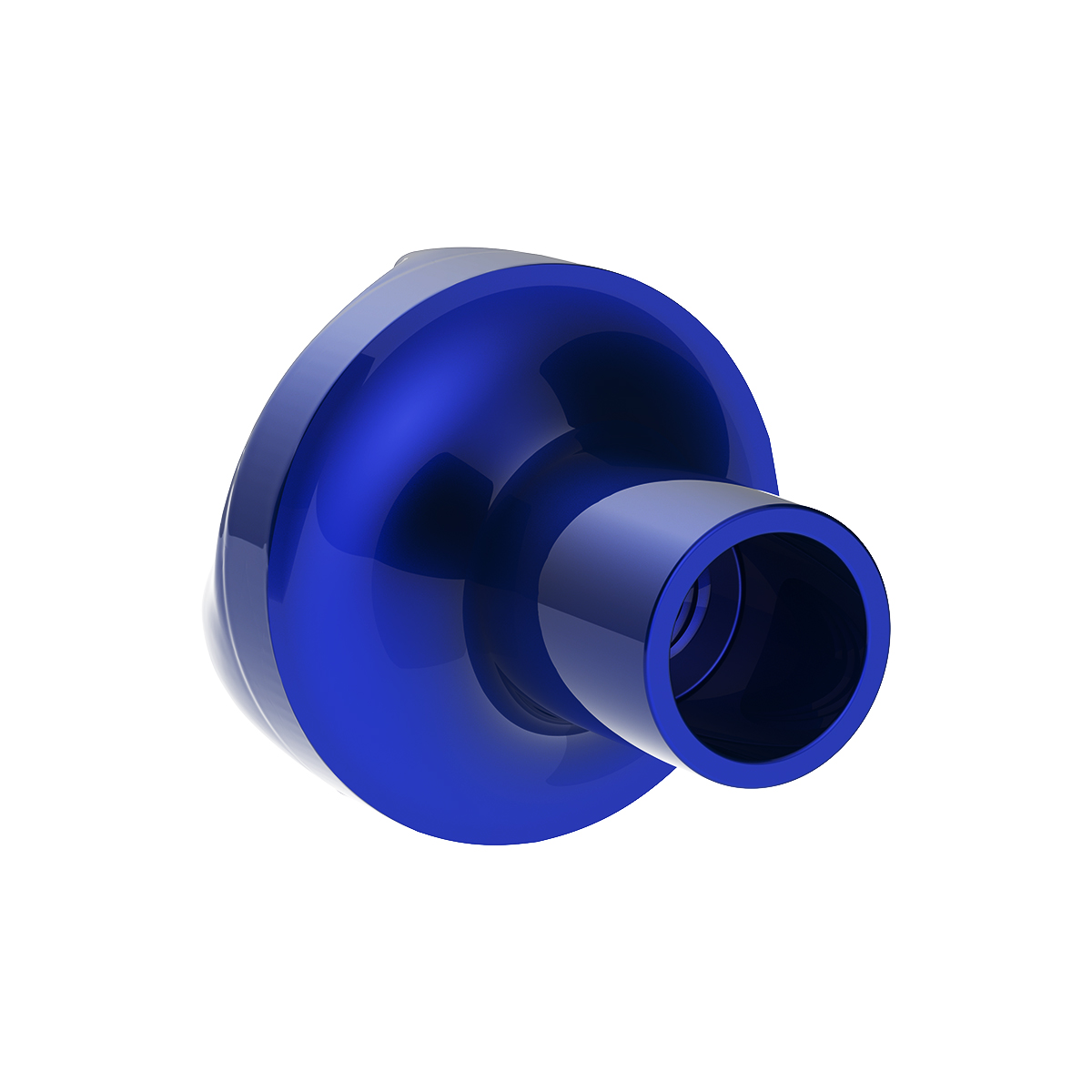 Ace Of Spades Air Valve Knob - Indigo Blue With Gloss Black Inlay - Thumbnail 4