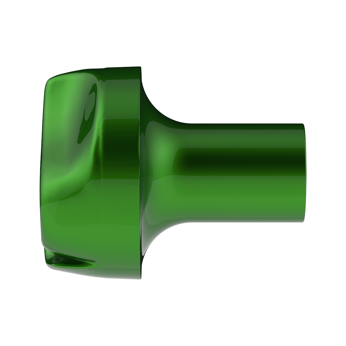 Ace Of Spades Air Valve Knob - Emerald Green With Gloss Black Inlay - Thumbnail 3