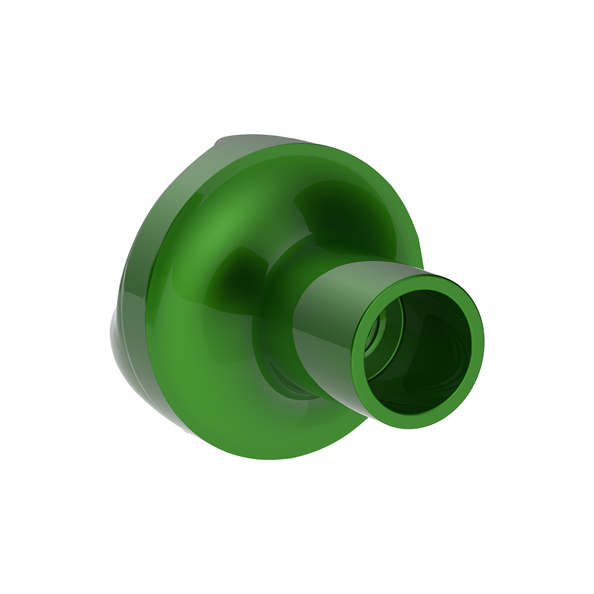 Ace Of Spades Air Valve Knob - Emerald Green With Gloss Black Inlay - Thumbnail 4
