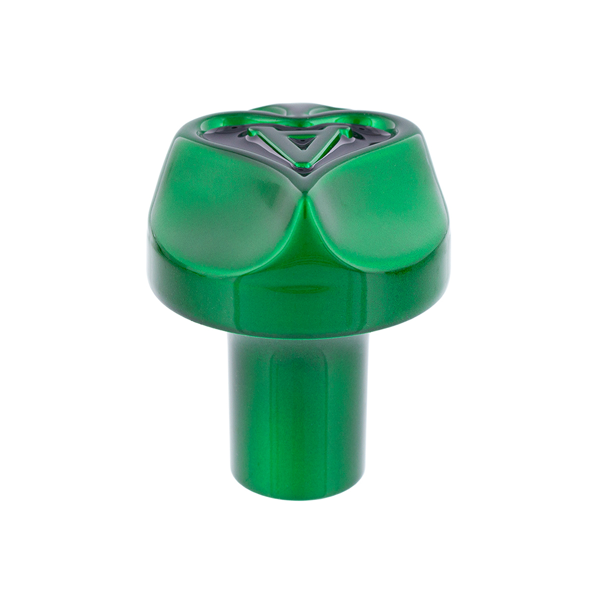 Ace Of Spades Air Valve Knob - Emerald Green With Gloss Black Inlay - Thumbnail 8