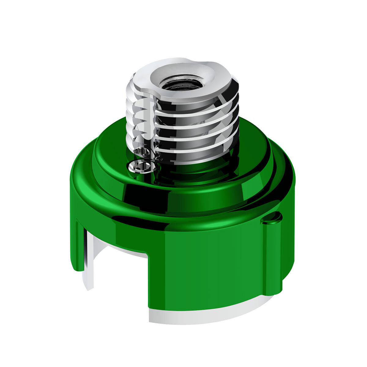 M30X3.5 Thread-On Gearshift Adapter W/LED Mount For Eaton-Fuller 13/15/18 Speed-Emerald Green - Thumbnail 6