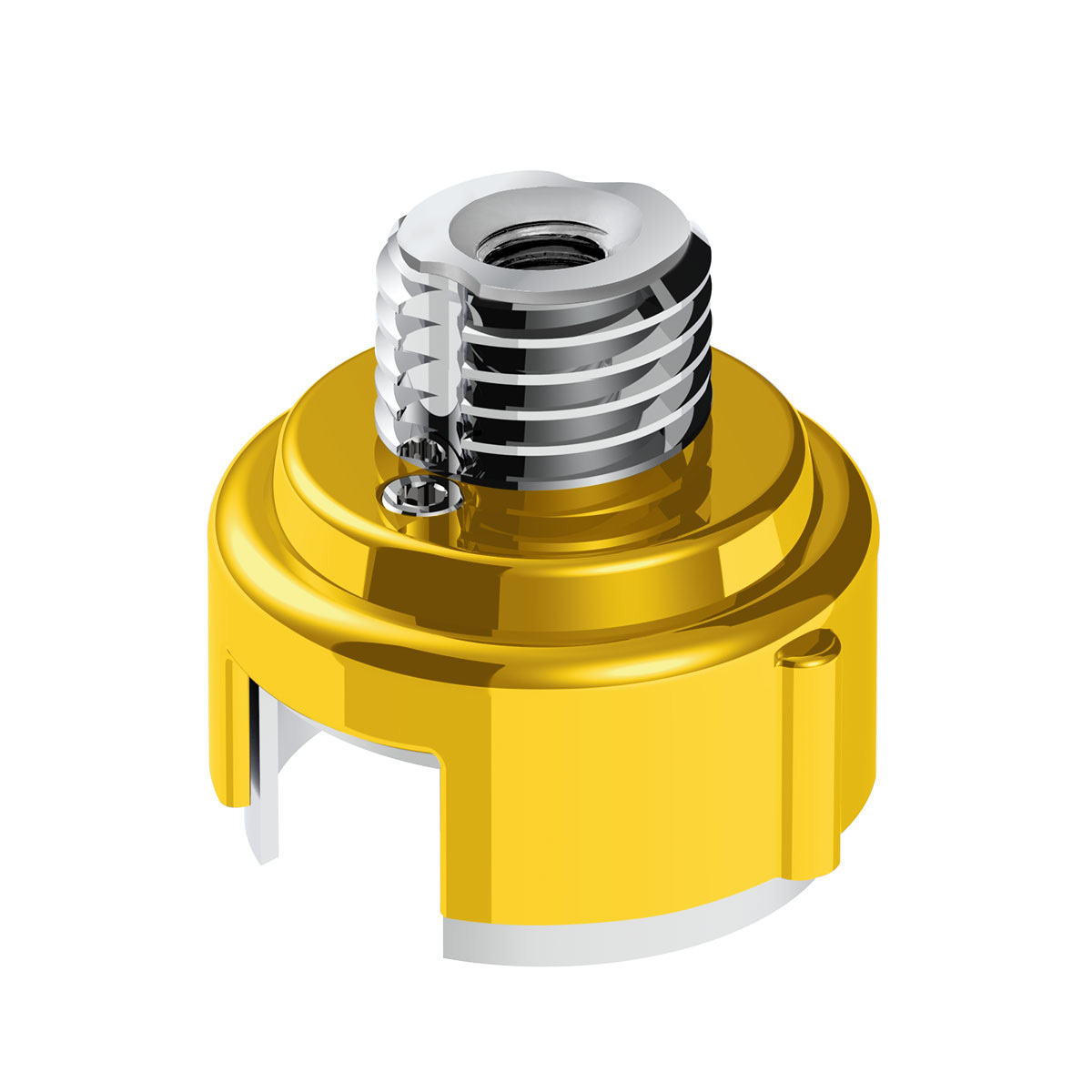 M30X3.5 Thread-On Gearshift Adapter W/LED Mount For Eaton-Fuller 13/15/18 Speed-Electric Yellow - Thumbnail 6