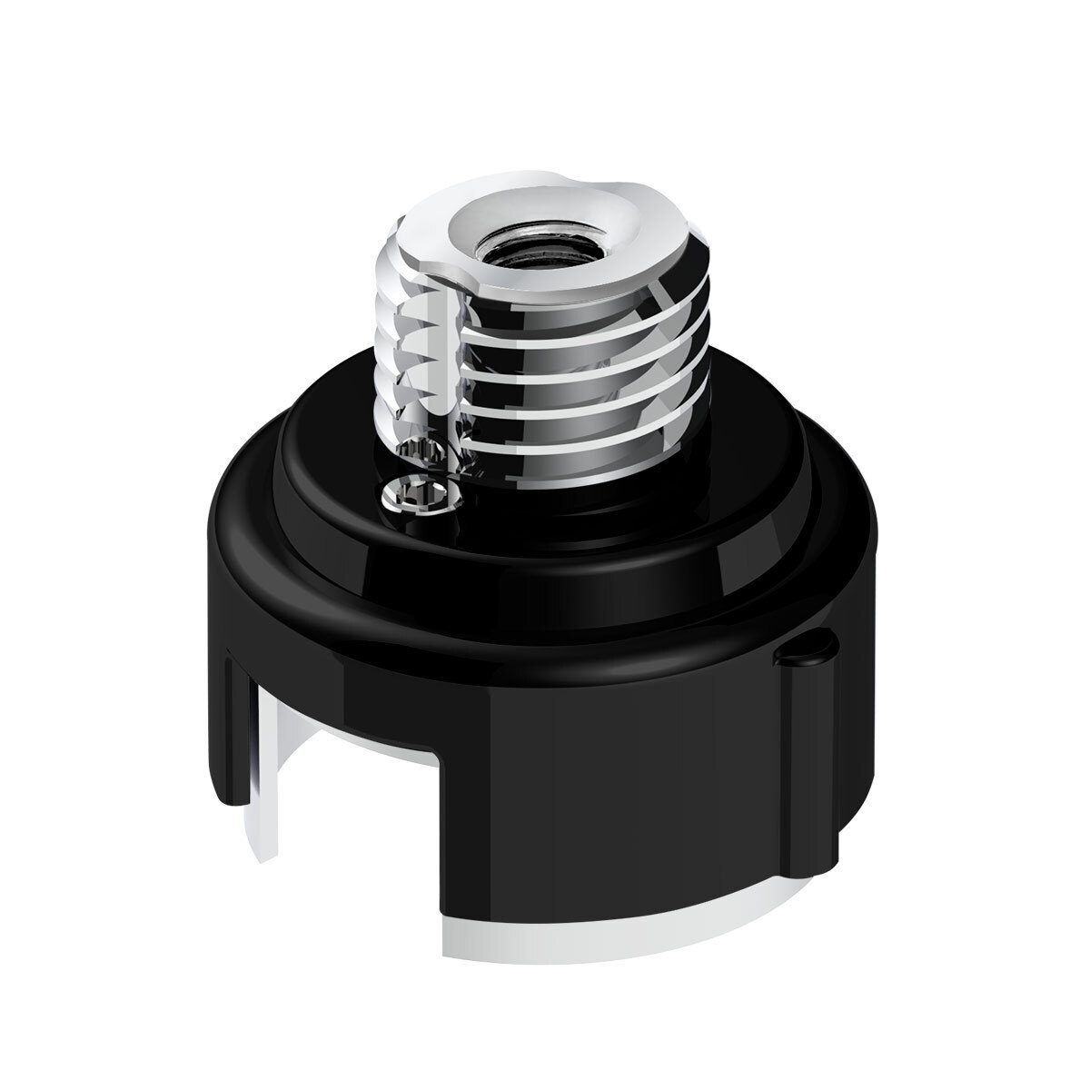 M30X3.5 Thread-On Gearshift Adapter W/LED Mount For Eaton-Fuller 13/15/18 Speed-Candy Black - Thumbnail 6