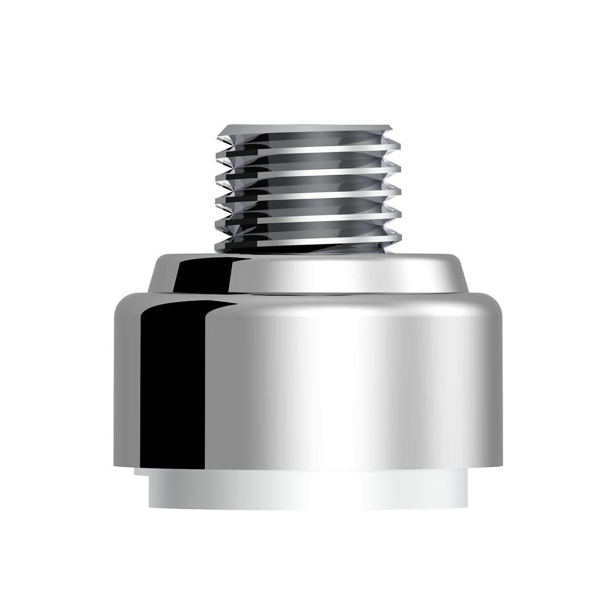 M30X3.5 Thread-On Gearshift Adapter W/LED Mount For Eaton-Fuller 9/10 Speed -Liquid Silver - Thumbnail 2