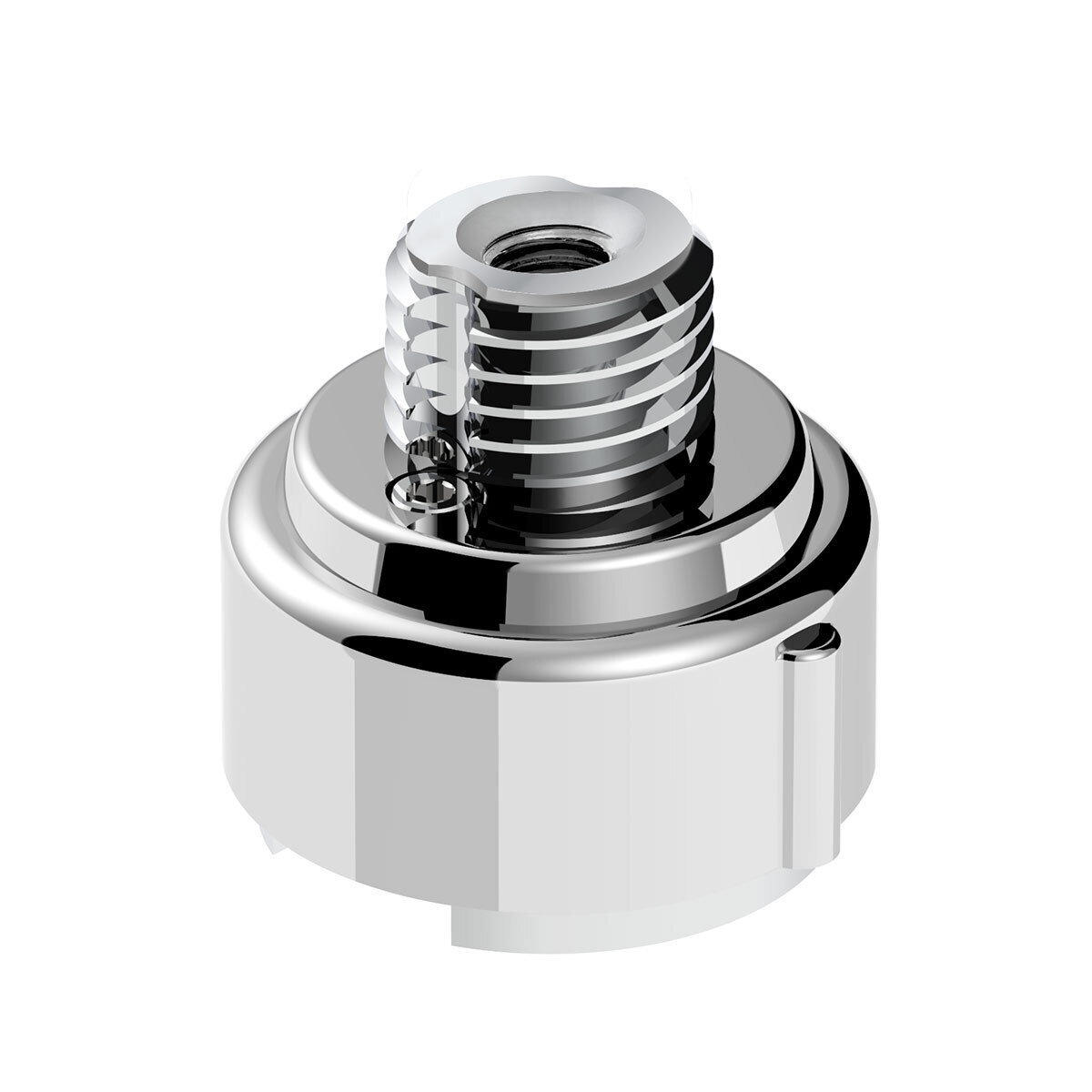 M30X3.5 Thread-On Gearshift Adapter W/LED Mount For Eaton-Fuller 9/10 Speed -Liquid Silver - Thumbnail 6