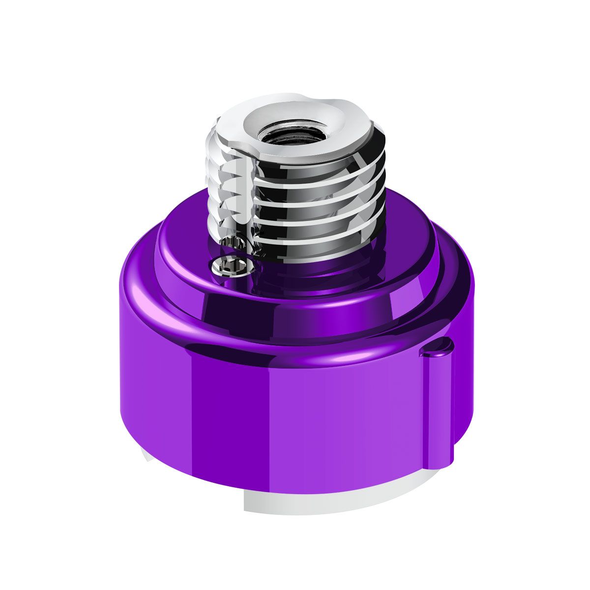M30X3.5 Thread-On Gearshift Adapter W/LED Mount For Eaton-Fuller 9/10 Speed -Candy Purple