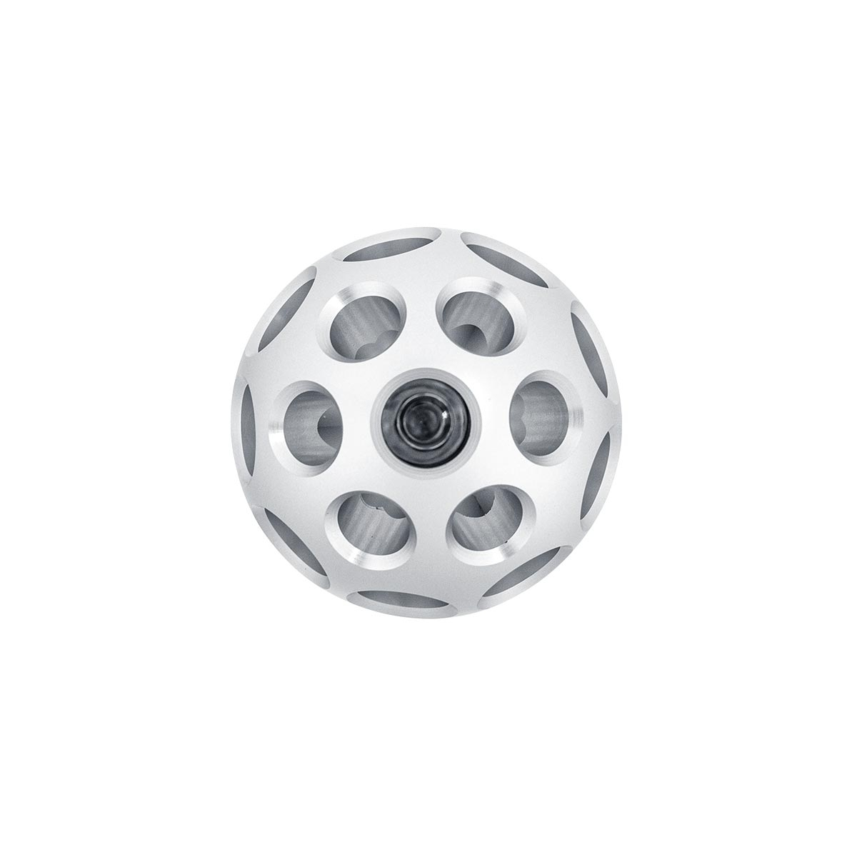Thread-On Annodized Phoenix Style Ball Gearshift Knob With LED 13/15/18 Speed Adapter-White LED - Thumbnail 4