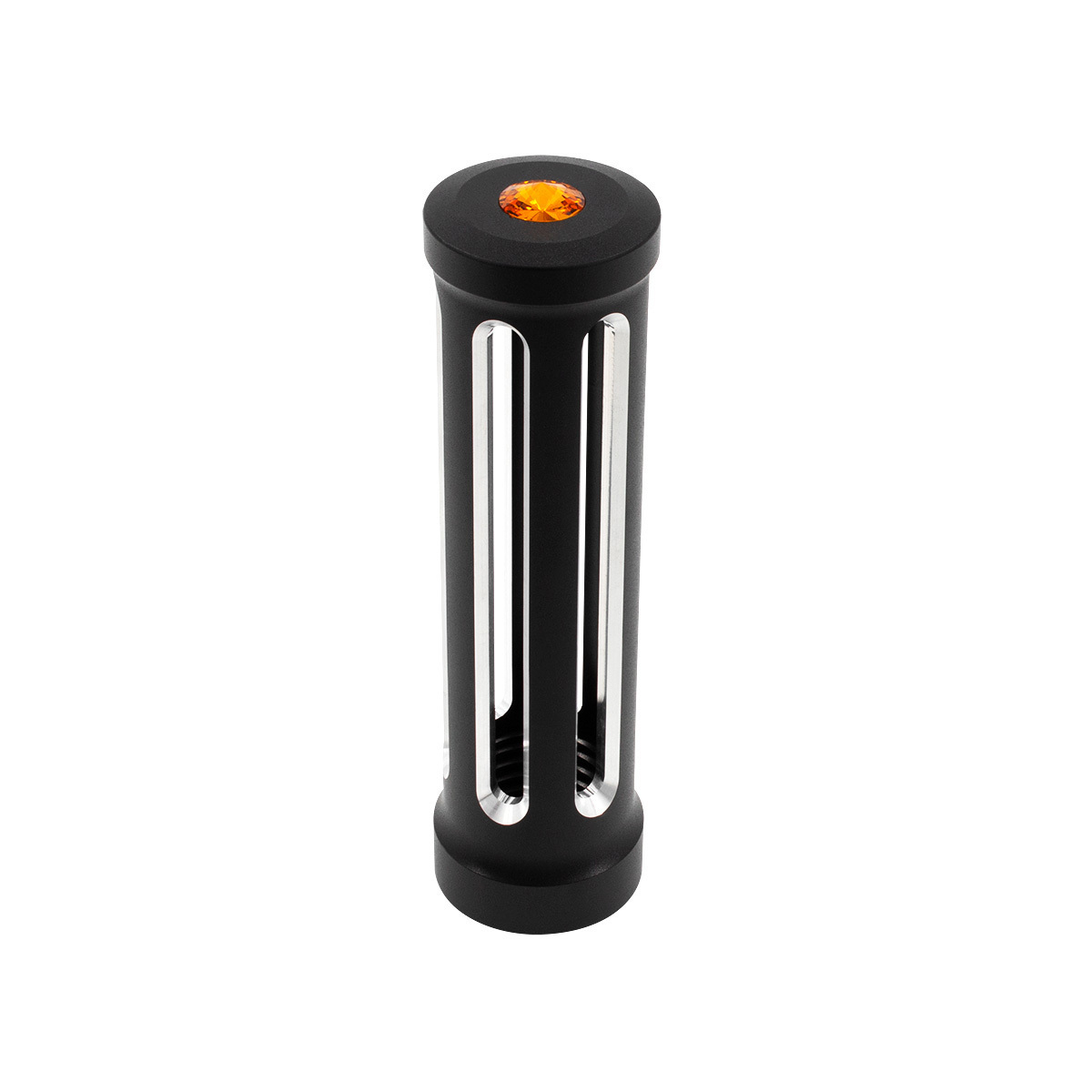 M30X3.5 Thread-On Sonoma Style Gearshift Knob-Amber Crystal/Matte Black - Thumbnail 6