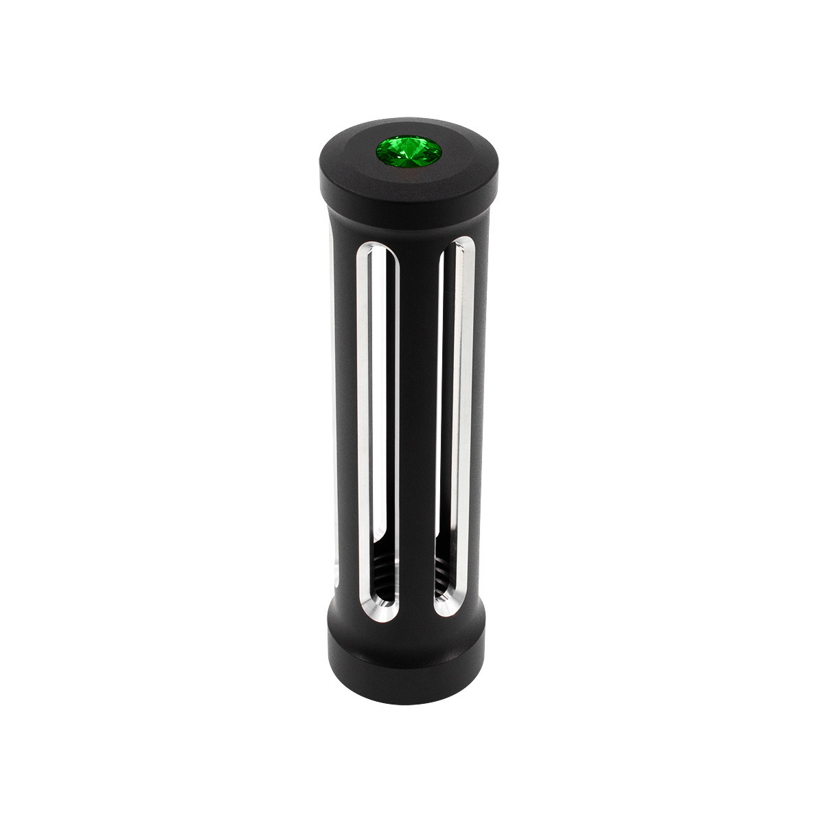 M30X3.5 Thread-On Sonoma Style Gearshift Knob-Dark Green Crystal/Matte Black - Thumbnail 6