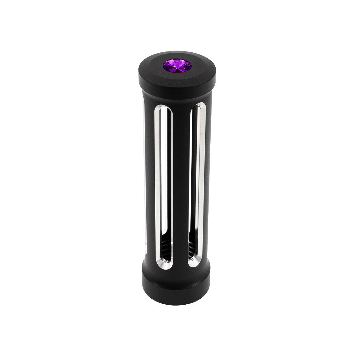 M30X3.5 Thread-On Sonoma Style Gearshift Knob-Purple Crystal/Matte Black