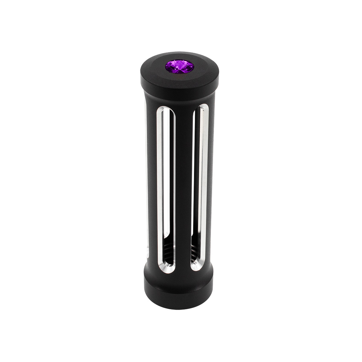 M30X3.5 Thread-On Sonoma Style Gearshift Knob-Purple Crystal/Matte Black - Thumbnail 6