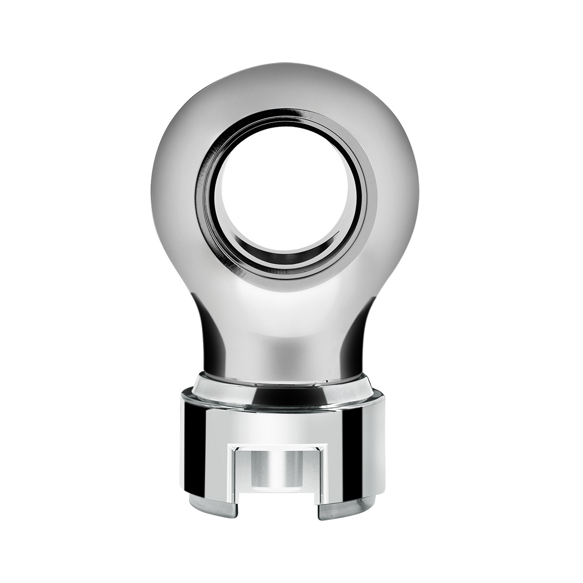Thread-On Charlotte Style Gearshift Knob With 13/15/18 Speed Adapter-Chrome - Thumbnail 2