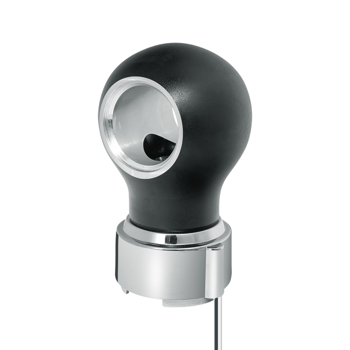 Thread-On Matte Black Charlotte Style Gearshift Knob With LED 9/10 Speed Adapter-Purple LED - Thumbnail 2