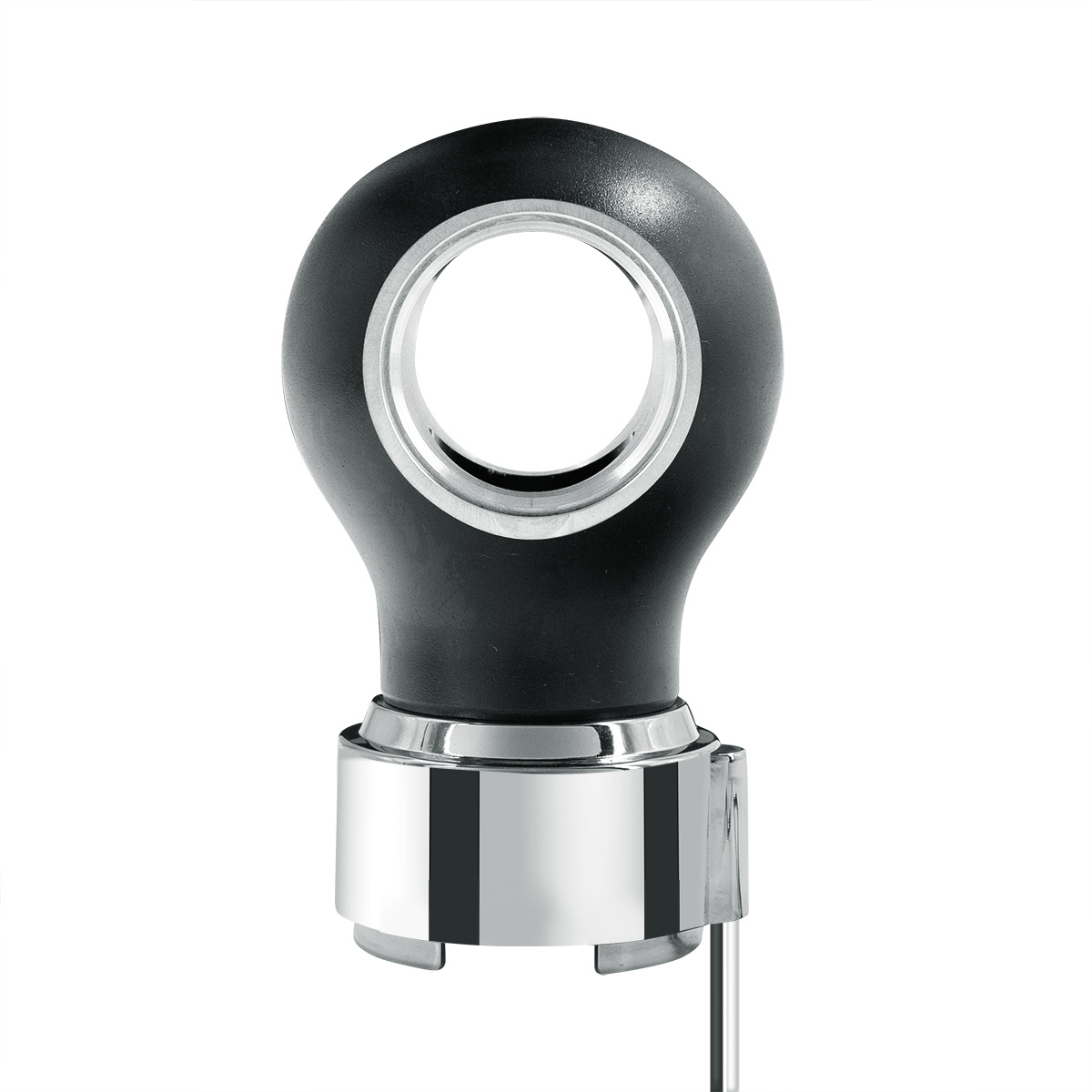 Thread-On Matte Black Charlotte Style Gearshift Knob With LED 9/10 Speed Adapter-Purple LED - Thumbnail 4