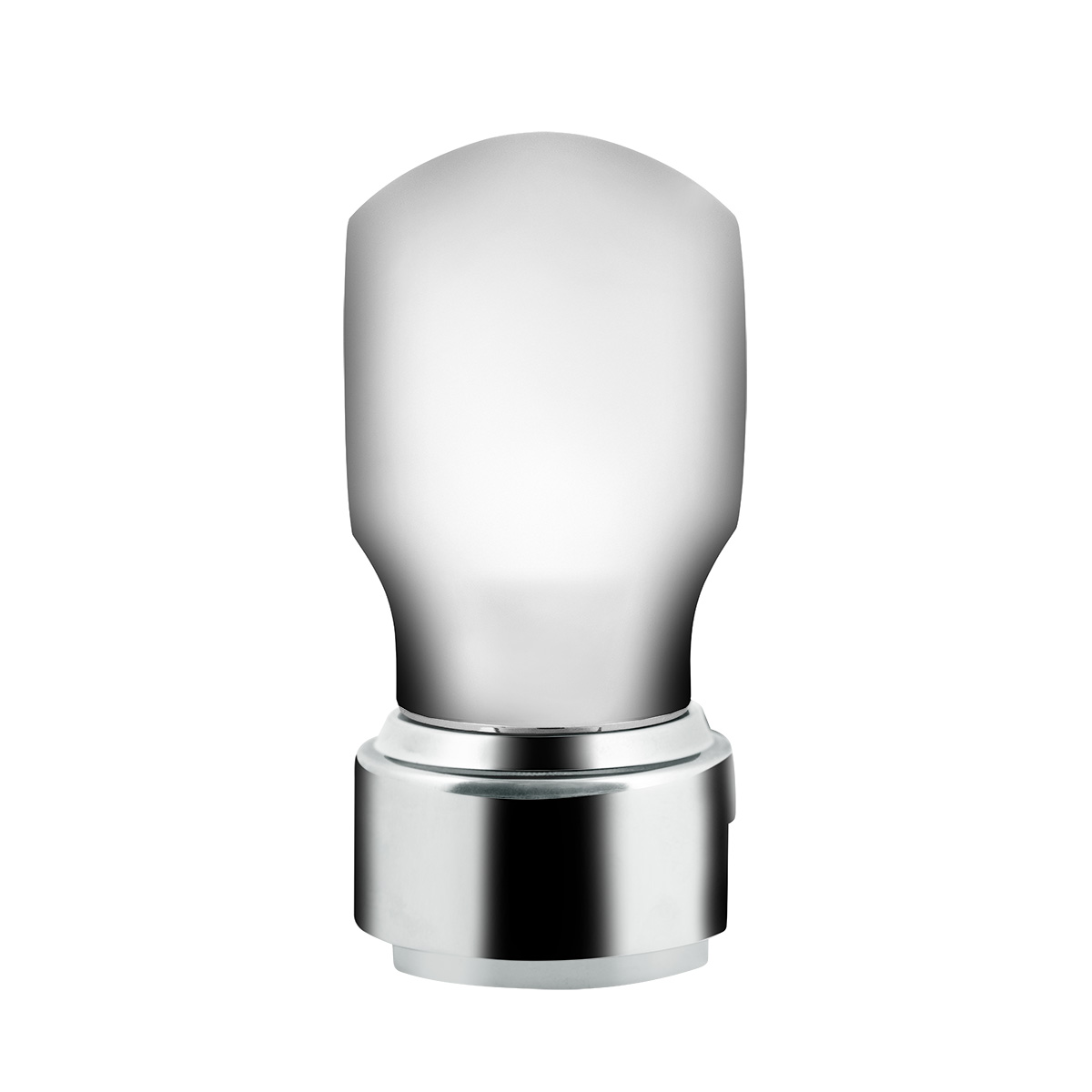 Thread-On Chrome Charlotte Style Gearshift Knob With LED 13/15/18 Speed Adapter-Green LED - Thumbnail 5