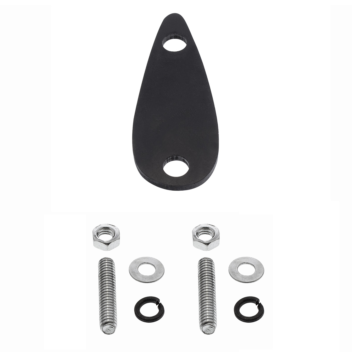 Die-Cast American Eagle Hood Ornament - Matte Black - Thumbnail 4