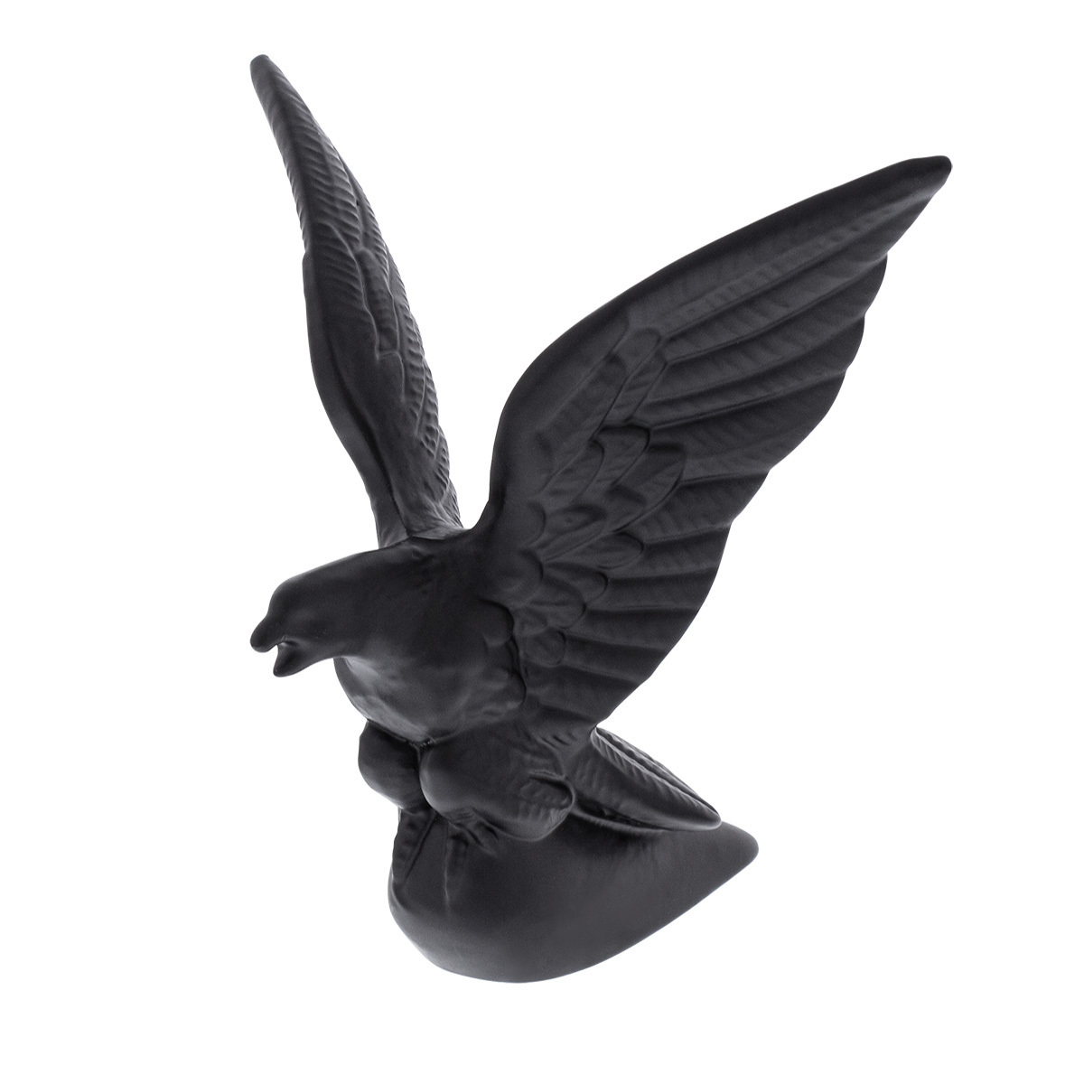 Die-Cast American Eagle Hood Ornament - Matte Black - Thumbnail 6