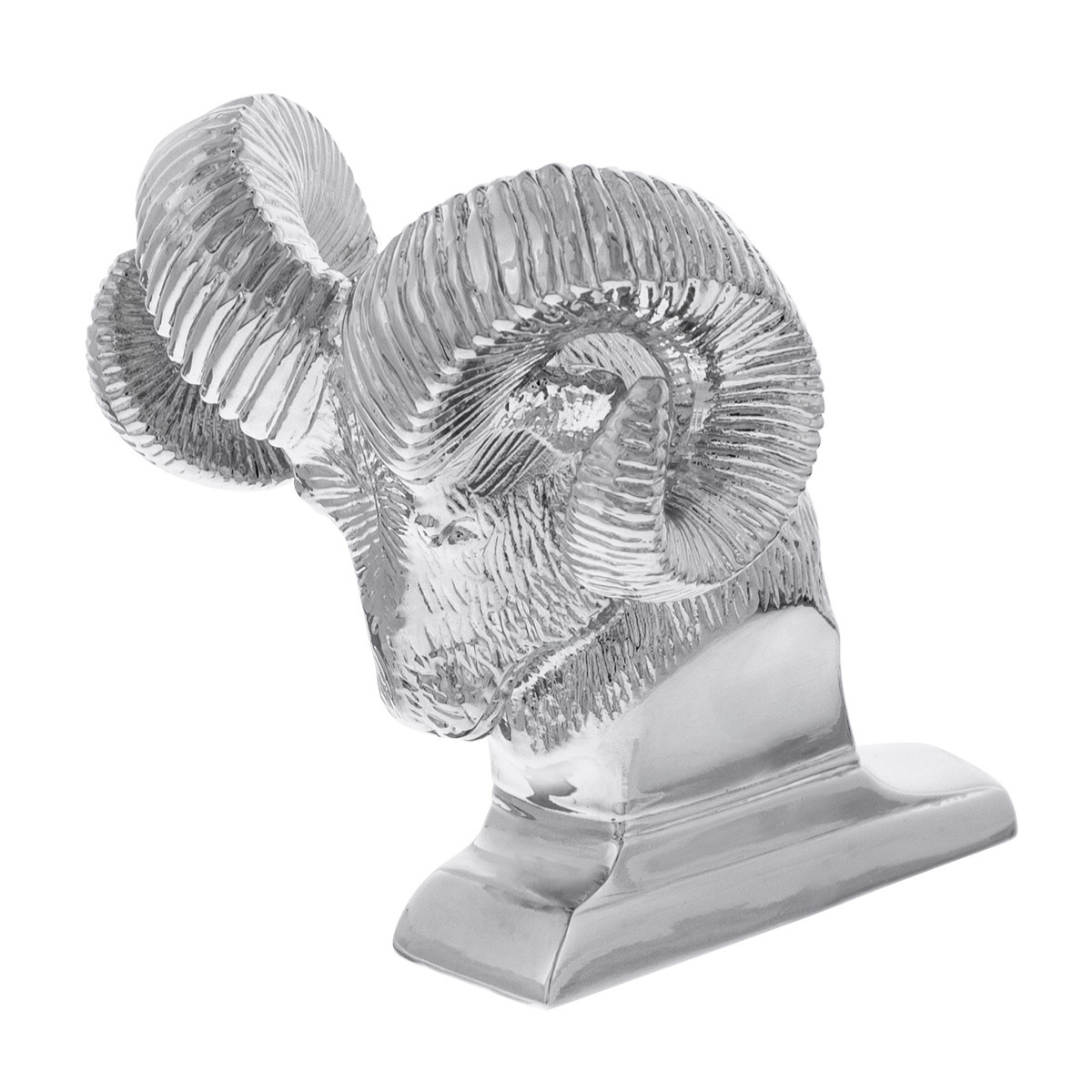 Die-Cast Bighorn Hood Ornament - Chrome - Thumbnail 6