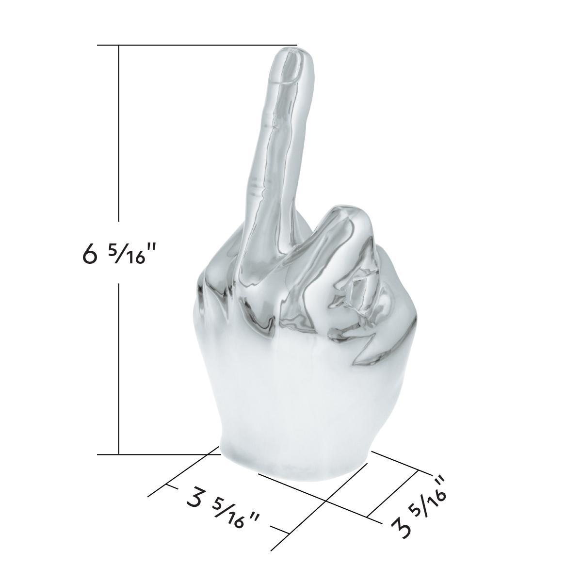 Finger Hood Ornament-Chrome - Thumbnail 15