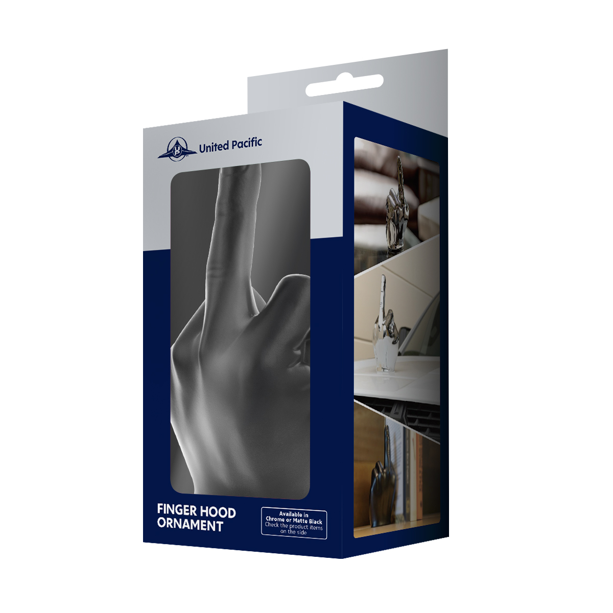 Finger Hood Ornament-Matte Black - Thumbnail 14