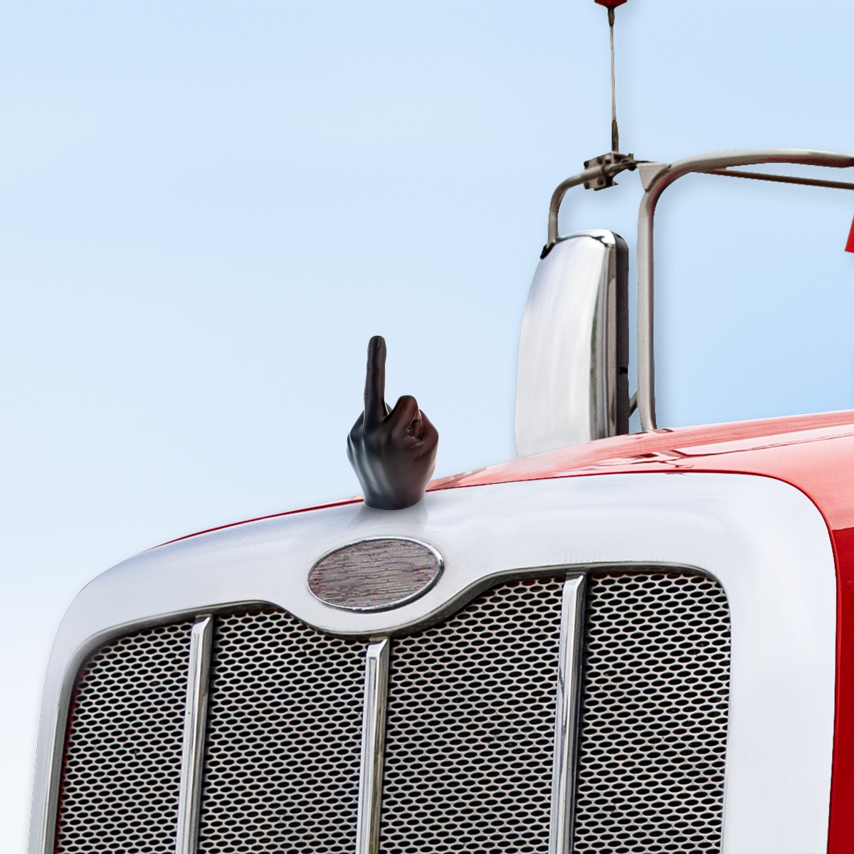 Finger Hood Ornament-Matte Black - Thumbnail 9