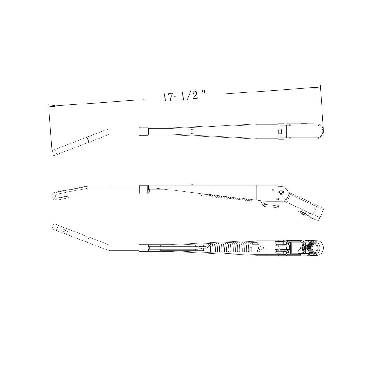 Wiper Arm Assembly for 2015-2021 Western Star Trucks - Thumbnail 7