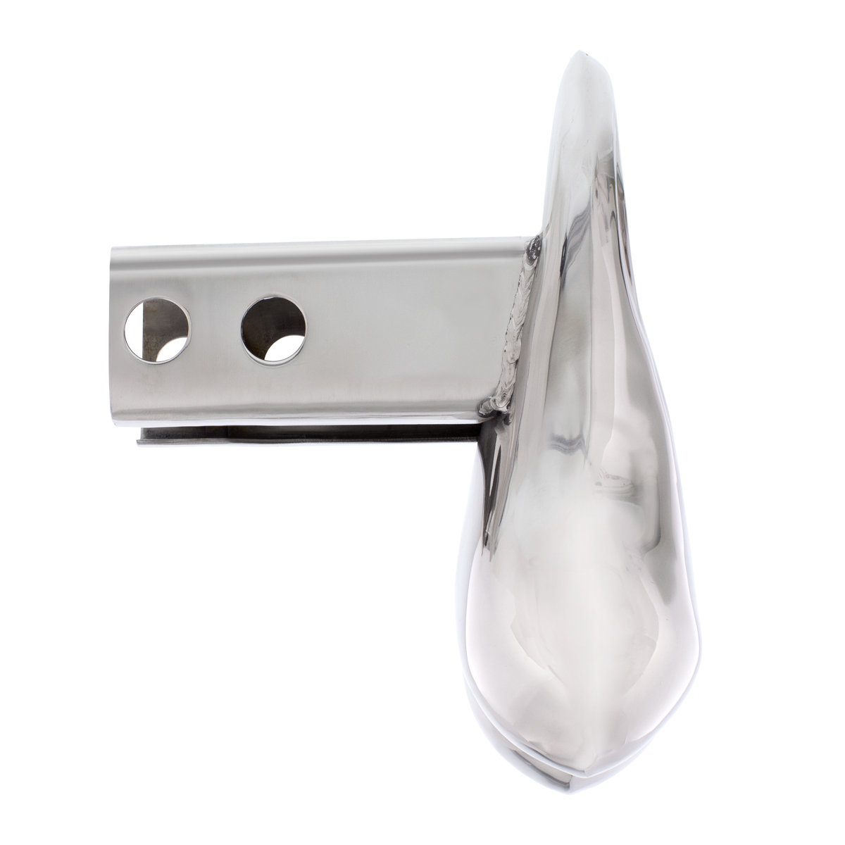 Stainless Steel Low-Hanging Balls Hitch Cover - Thumbnail 3