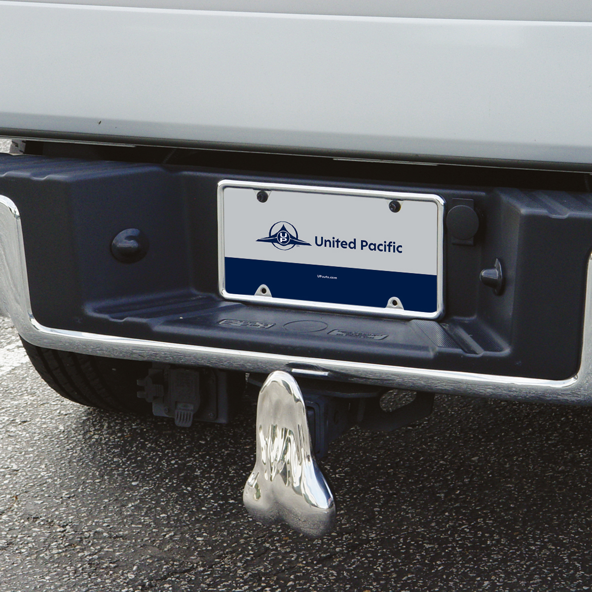 Stainless Steel Low-Hanging Balls Hitch Cover - Thumbnail 4