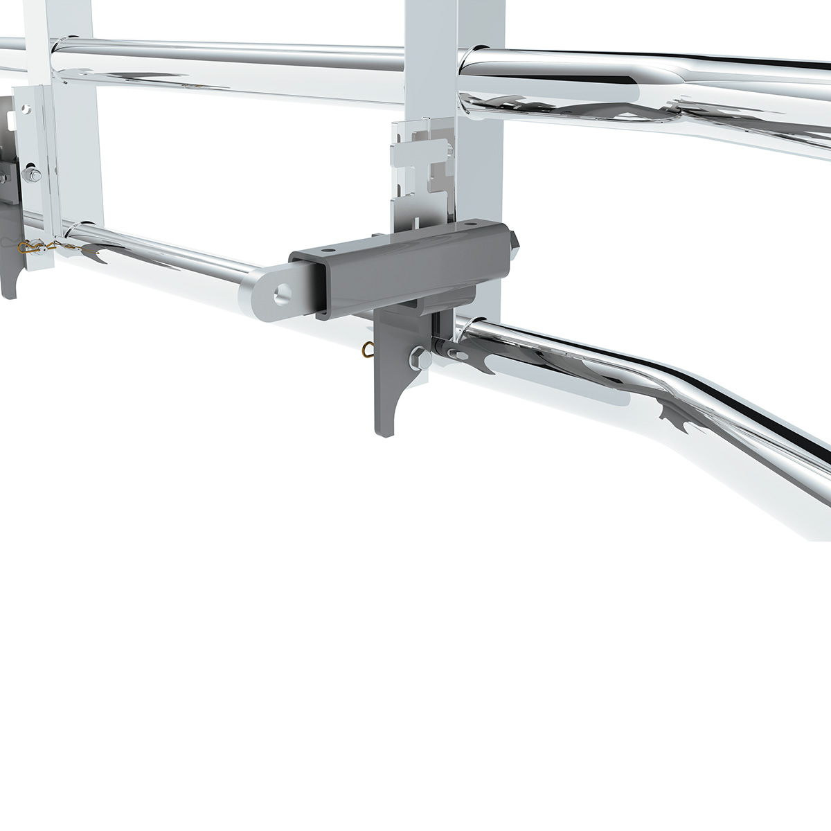 HighwayShield I10-304 Stainless Steel Grille Guard & Bracket Kit For 2018-2024 Volvo VNL - Thumbnail 5