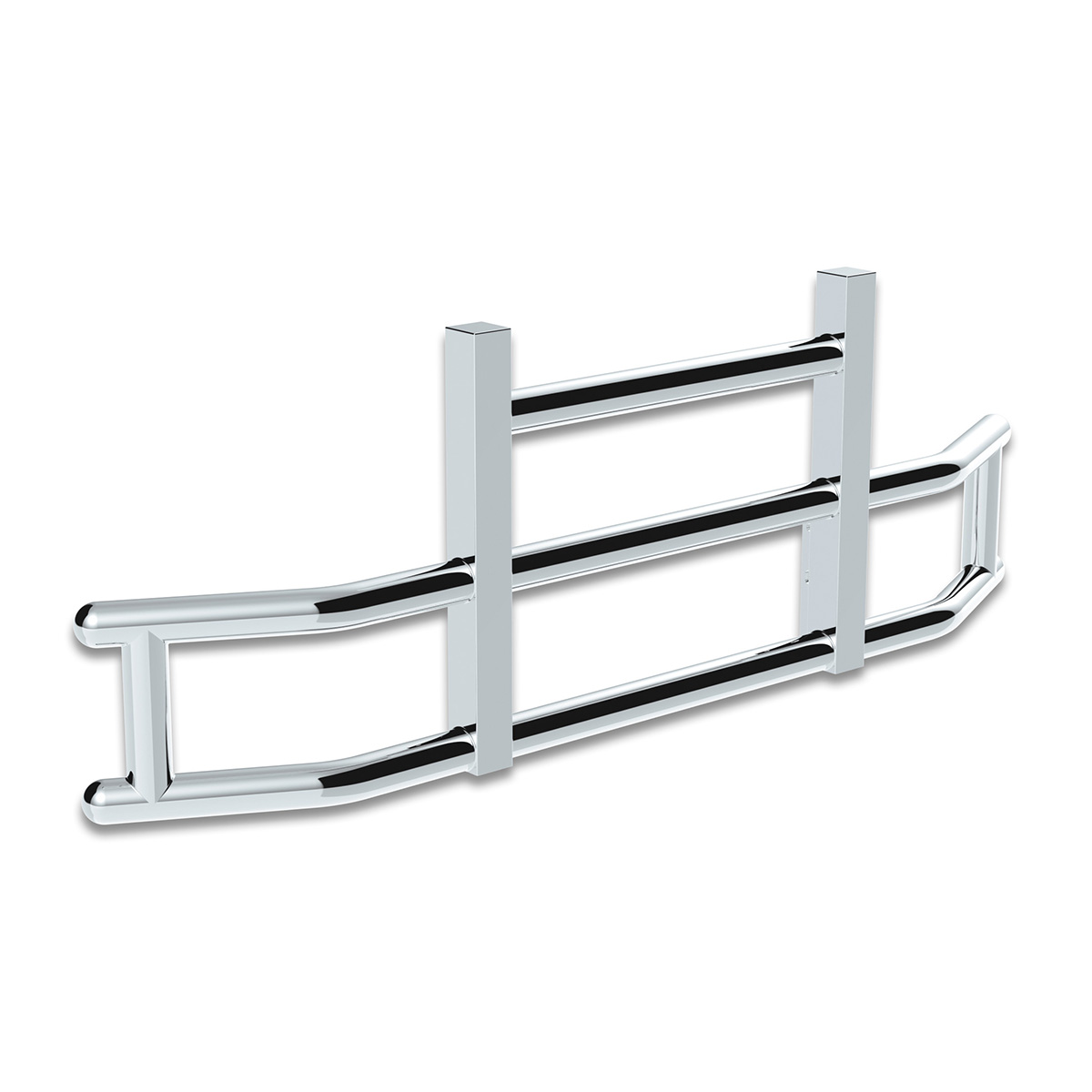 HighwayShield I25-304 Stainless Steel Grille Guard & Bracket Kit For 2012-2021 Peterbilt 579 - Thumbnail 2