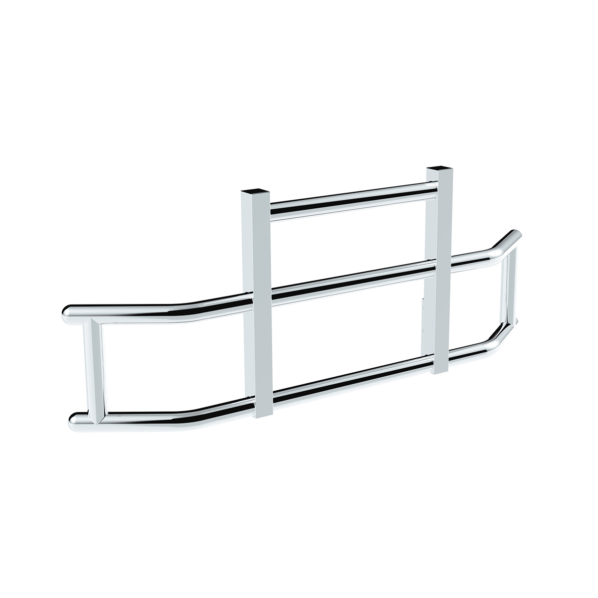 HighwayShield I25 R-304 Stainless Steel Grille Guard & Bracket Kit 2013-2021 Kenworth T680 - Thumbnail 4