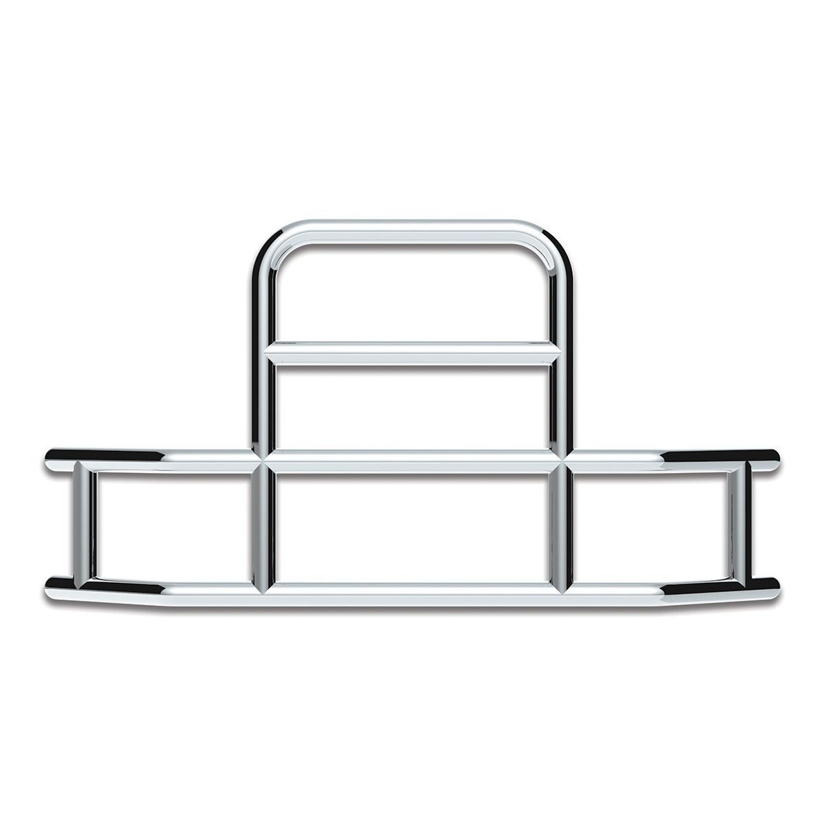 HighwayShield I85 R-304 Stainless Steel Grille Guard & Bracket Kit 2013-2021 Kenworth T680