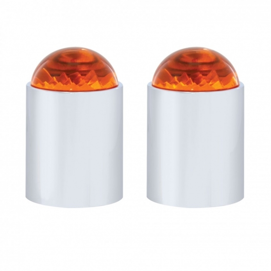 Stainless Steel Bumper Guide - Amber (Pair) - Thumbnail 2
