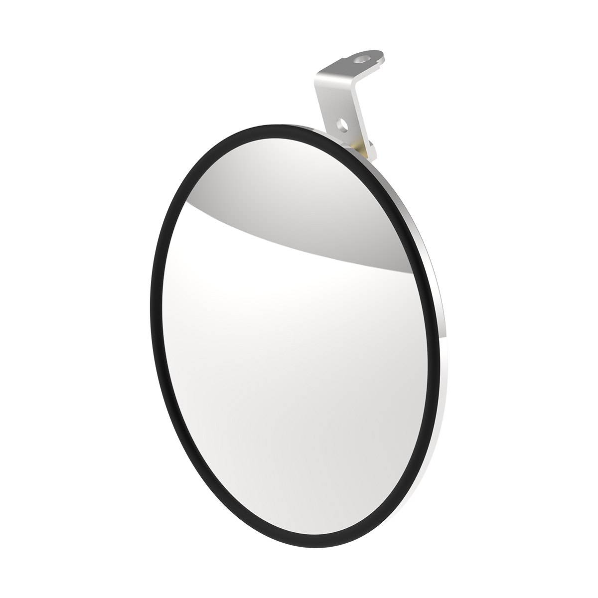 8-1/2" 430 Stainless Steel Convex Mirror With LED - Driver - Thumbnail 9