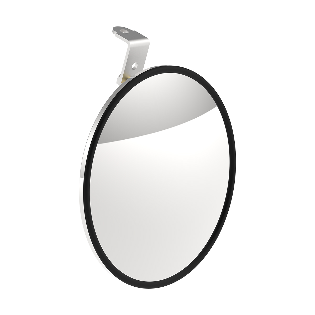 8-1/2" 430 Stainless Steel Convex Mirror With LED - Passenger - Thumbnail 10