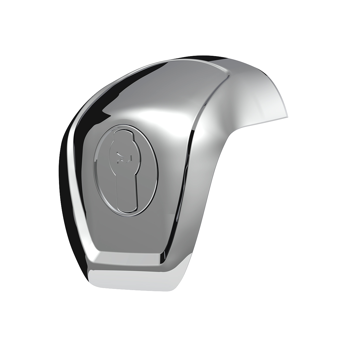 Chrome Steering Wheel Horn Pad For 2013-2021 Kenworth T680 - Thumbnail 2