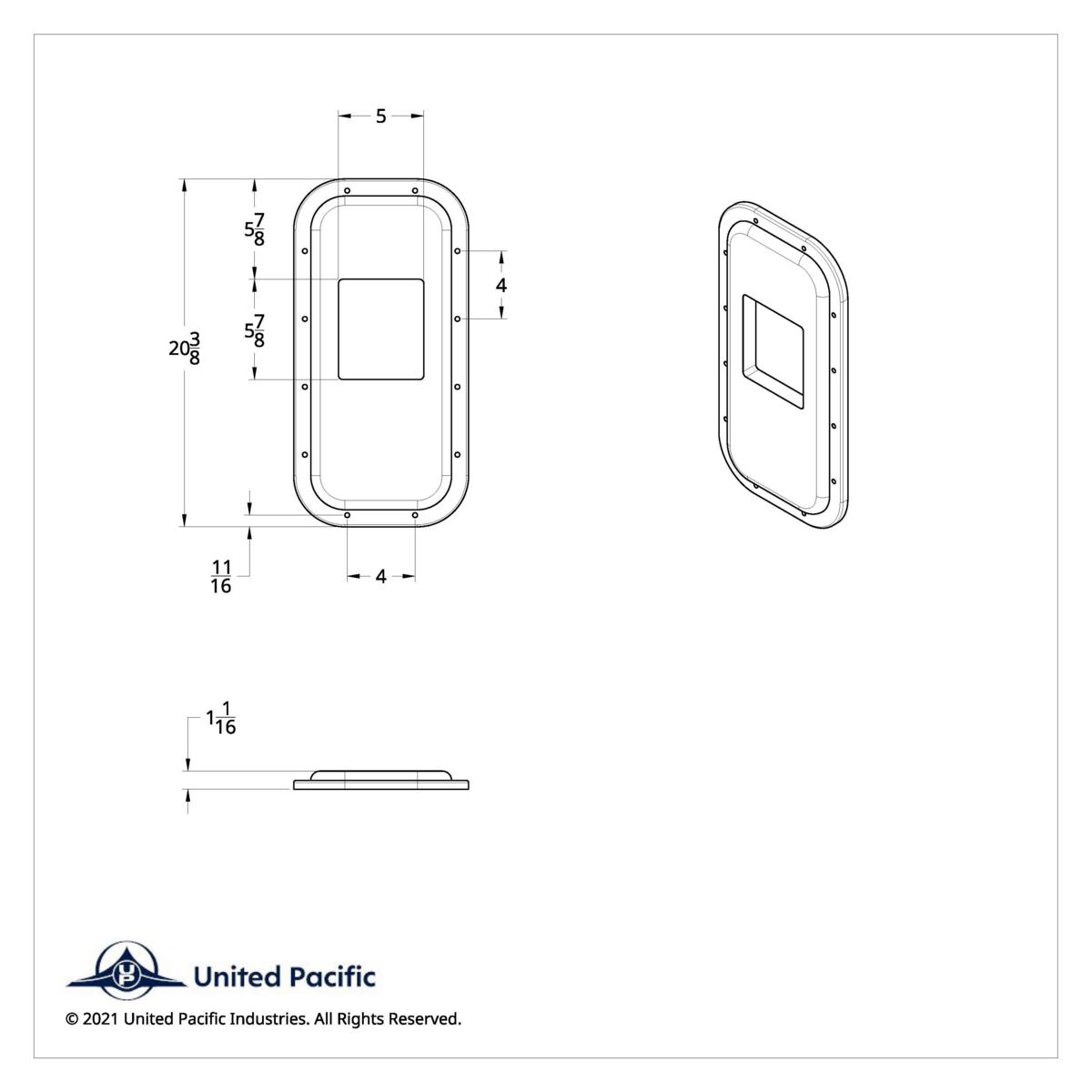 2005+ Peterbilt Wood Shift Plate - Thumbnail 3